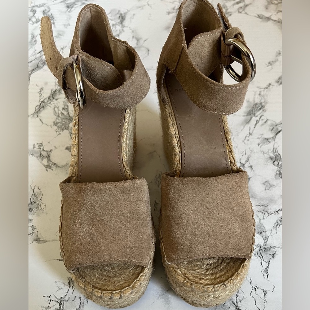 Marc Fisher Mlalida Espadrille Wedge Sandles - 6.5